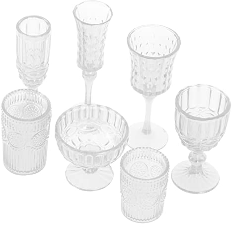 Alipis 7pezzi Mini Tazze Per Bambole Oggetti in Miniatura Decorazioni Per Casa Accessori Per Case Minuscole Mini Giocattoli Tazze Di Birra in Miniatura Giocattoli Minuscoli Oggetti Per Ba