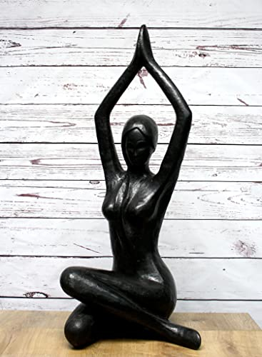 Thermobrass Bronzefigur erotisch sitzender Frauenakt modern