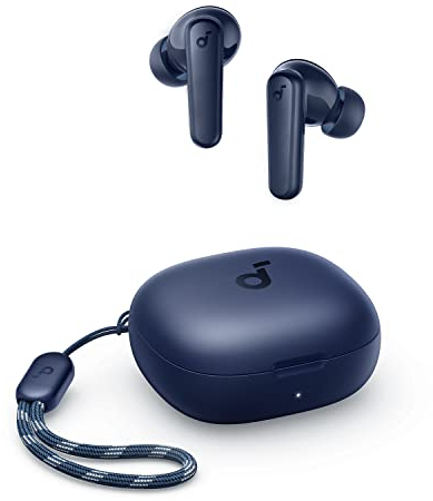 Soundcore by Anker P20i Ecouteurs Bluetooth sans Fil, Écouteurs sans Fil Bluetooth 5.3, conducteurs 10mm, Grosses Basses, 30H de Lecture, étanchéité IPX5, EQ Via App, 2 micros(Bleu) (Reconditionné)