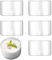 LKFDTW 6er Set Dessertgläser 200 ml – Kleine Dessertschalen & Glasschälchen für Tiramisu, Panna Cotta, Eis, Pudding, Marmelade & Süßspeisen