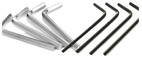 Juego de llaves Allen pequeñas, llave hexagonal de 1,5mm de 1/2 1,25, mango en L for bicicleta, llave Allen pequeña for ordenador y teléfono (Color : Black, Size : 3mmx20x60)