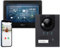 GOLIATH Full-HD Video Türsprechanlage, Aufputz Türstation in Anthrazit, 1 Familienhaus Set, Touchscreen Monitor schwarz, 2 Draht Bus Gegensprechanlage, 2 Megapixel Kamera, 180° Weitwinkel, AV-BUS-107