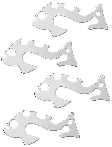 HANABASS Reisezubehör 4 Stück Kordelzug Abspannleinenspanner Seilspannvorrichtung Wanderzubehör Zelt Outdoor-Windstopper Seilbefestigung Camping Regler Verdrahtung Bündler Seilschnalle
