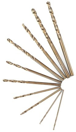 10 Stück HSS M35 Kobaltbohrer 1 mm 1,5 mm 2 mm 2,5 mm 3 mm Edelstahl Holzbohren Tiefloch-Positionierungswerkzeuge
