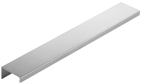 SOTECH Griffleiste SW120 BA 192 mm Chrom matt | Länge 230 mm Schrankgriff Türgriff Möbelgriff