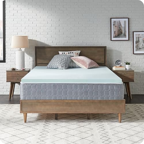 Sealy Dreamlife 1.5” Gel Memory Foam Queen Mattress Topper with SealyComfort Gel Foam, 1 Year Limited Warranty, Made in The USA