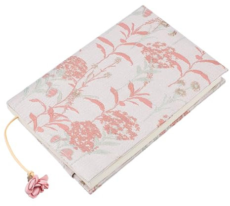 CANIGHT Handgefertigte Buchhülle Aus Stoff Für Bücher Dekorativer Schutz Für Lehrbücher Und Scrapbooks Weiche Langlebige Buchjacke Mit Lesezeichen Ästhetisches Design Dandelion