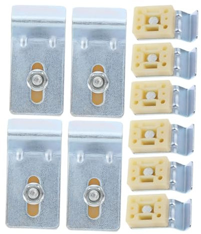 Hemobllo 10pcs Basin Fixing Buckle Mount Sink Clips Kitchen Bathroom Sink Repair Kit Secure Washbasin Installation