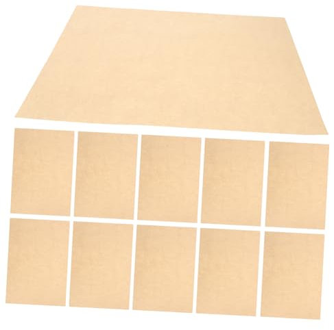 STOBOK 50pcs Vintage Paper Light Parchment Retro Writing Paper for Certificate Diploma Letter