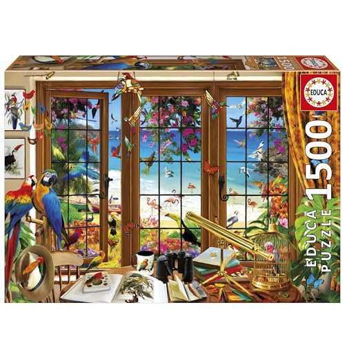 Educa - 1500 Teile Puzzle für Erwachsene | Beobachterfenster. Inklusive Fix Puzzle-Kleber. Maße: 85 x 60 cm. Ab 14 Jahren (20333)