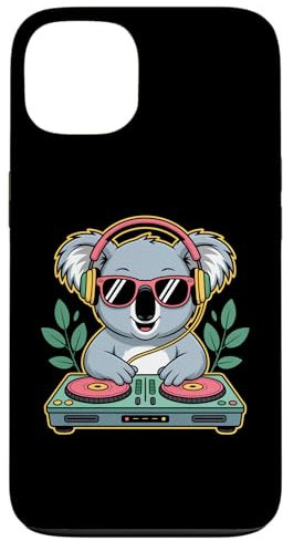 Koala Dj Tocadiscos Fiesta Dj Audífonos Carcasa para iPhone 13