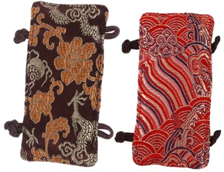 SOLUSTRE Housse en Tissu Matière en Tissu pour Poignée de Théière 2 Pièces, Protection la Chaleur Adaptée pour Maison en Hiver