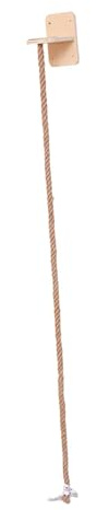 LeeQinersw Wandmontiertes Katzenkletterseil, Ersatz für Katzenzubehör, Platzsparend, Aus Holz, Geeignet für Schlafzimmer, Wohnzimmer Und Innenbereich, 1.2 M Saugnapf