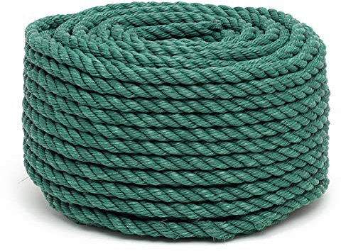 Flandria 20023 Corda in polipropilene, Ø 12 mm x 50 m, verde