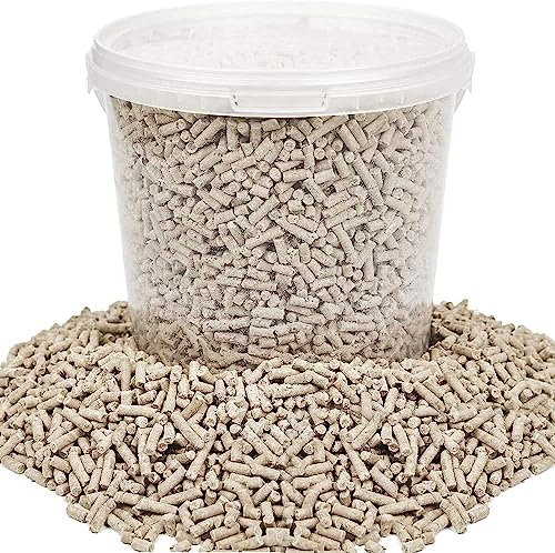 Beschäftigte Schnäbel Erdnuss-Suet-Pellets - Hochwertiges Futter für Wildvögel im Garten in Behältern (1L)