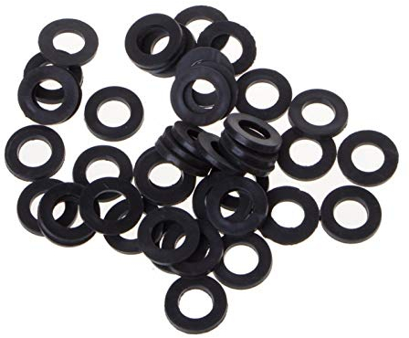 Lcuihong-O-Ring Unterlegscheiben 100 stücke Flache Gummidichtung O-Ring Schlauchdichtung, für Wasserhahn-Tülle, Gummi-Waschmaschine, Verschleißfest (Color : 9MM)