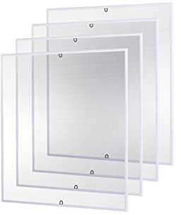 empasa Insektenschutz Fliegengitter Fenster START Set Fliegenschutz | Alurahmen Mückengitter als Selbstbausatz in 100 x 120 cm, verschiedene Sets und Farben, Farbe:weiß, Ausführung:4er Set