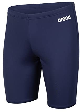 ARENA Solid Team Bañador Hombre, Traje de Baño de Secado Rápido, Jammer Hombre, Tejido MaxLife Eco con Máxima Resistencia al Cloro y Protección UV UPF 50+, Forro Frontal