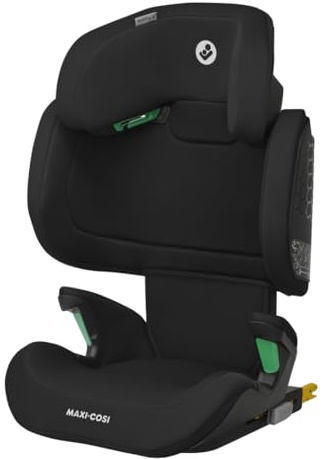 Maxi-Cosi RodiFix R i-Size, ISOFIX Autositz 15-36 kg, 3,5-12 Jahre, 100-150 cm, ClimaFlow, Seitenaufprallschutz G-CELL, höhenverstellbar, praktische Schnellkupplung, Authentic Black