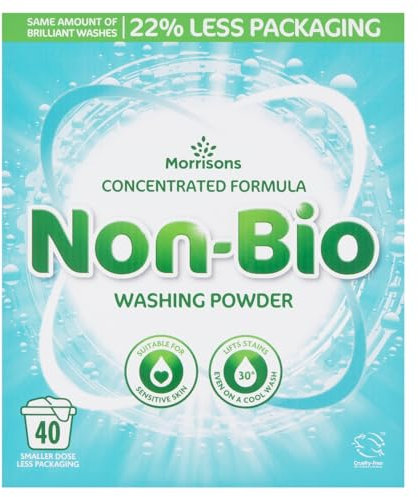 Morrisons Non Bio Laundry Powder 40 Washes 2kg