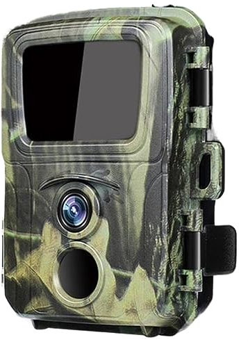 MZZYG Caméra animalière Mini Caméra De Chasse sur Piste Wild Hunter Cam Caméras for Animaux De La Faune Vision Nocturne Pièges Photo Surveillance(2PCS Mini600)