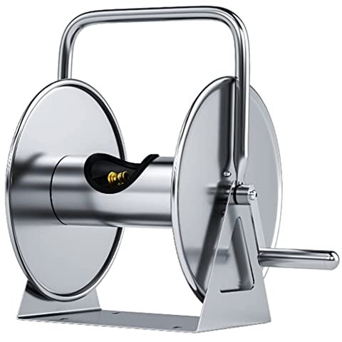 Gartenschlauchwagen, Schlauchwagen Silber 50 M Klassische Schlauchtrommel Passend Für Den Richtigen Gartenschlauchwagen Besonders Stabiles Gartengerätezubehör/Silber/40 M