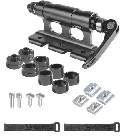 Flaconi Bike Fork Mount,Bike Racks,Versatile Front Fork Mount Block,Front Fork Block Quick Release Thru Axle,Bicycle Bed Roof,Mount for Road Bike Stand,Suitable for Most Cars,Trucks,Bicycles (Black)