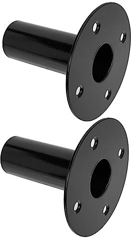 DIYEAH Supporto Per Altoparlante in Ferro Vassoio 2 Pezzi Per Palco e Studio Base Stabile Per Diffusori Home Theater e Satellitari