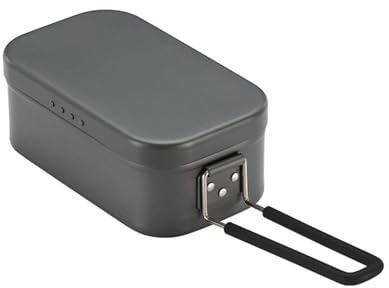 Contenitore di sfiato per il pranzo all'aperto con manico pieghevole in alluminio per il campeggio con riscaldamento portatile, scatola di sfiato per picnic utensili da cucina
