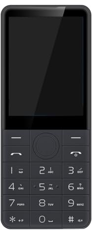 casstaly Teléfono Móvil Inteligente 4G con Pantalla Táctil y Teclado, Sin Cámara, 3 GB + 32 GB, 1700 MAh, 2,8 Pulgadas, Android, Color Negro.