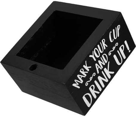 WOONEKY Portabicchieri per Feste Organizer per da Bar Design con Capacità Facile da e Decorativo per Party Picnic e Shower