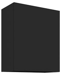 Kuechen-preisbombe Küchen Hängeschrank 60 cm Siena Schwarz Küche Küchenzeile Küchenblock