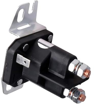 budiniao Solenoide di avviamento per Tosaerba con Struttura in Metallo Resistente, relè da 12 V, efficiente e affidabile, solenoide di avviamento per trattorino tagliaerba 745000 745000MA, Durevole.