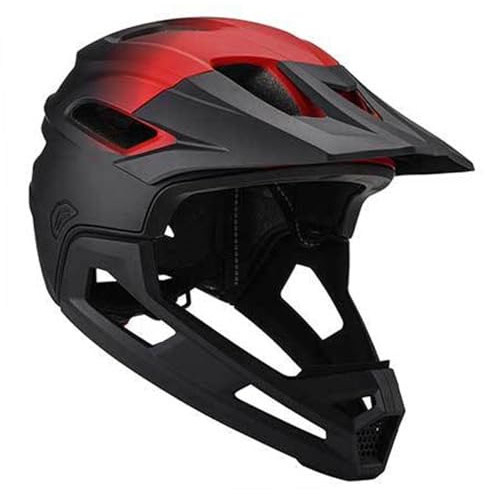 Caschi da, casco da bici integrale ammortizzante, equipaggiamento protettivo regolabile per bici da cross per adulti