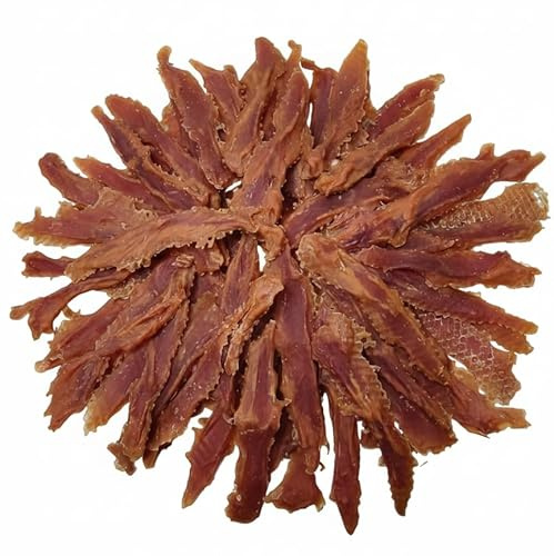 DriedDogTreats Natural Dog Treats Duck Fillets for Dogs 500g (Over 100 pcs) | High in Protein, Grain-Free & Low Fat - Training Chews for Medium & Large Dogs, All Breeds & Ages