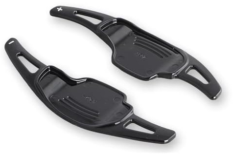 Paletas Volante Compatible Con Buick Para Regal Para Lacrosse Para Verano ABS Decoración Paletas De Cambio Volante(Black)