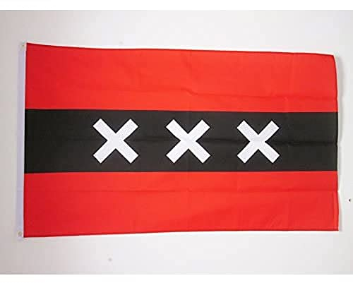 AZ FLAG Bandiera Amsterdam 150x90cm - Bandiera Olandese - Paesi Bassi 90 x 150 cm