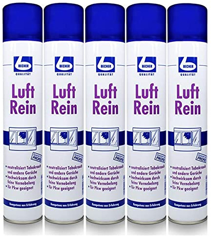 5X Dr. Becher Luft Rein Neutralisationsspray 500ml