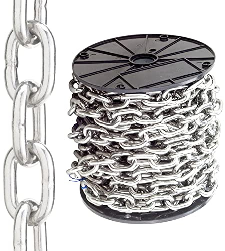 WOLFPACK 1040340 Kette auf Rolle, verzinkt, 6 mm, Cranberry