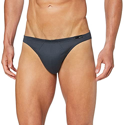 Hom Men's Micro Premium Cotton Slip, Gray, M EU