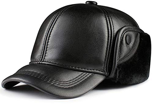 DongBao Herren Winter Schiebermütze mit Ohrenklappen | Flatcap | Schirmmütze – mit ausklappbarem Ohrenschutz - Hautfreundlich & Bequem