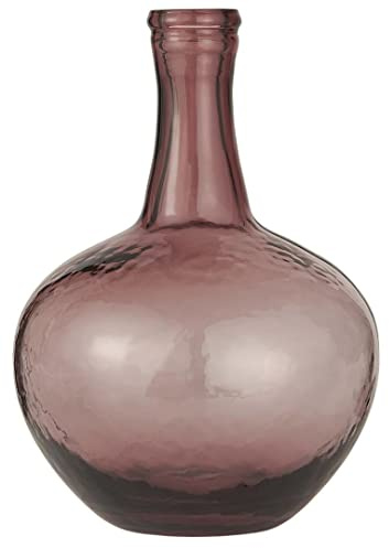 Ib Laursen Glasballon Glasvase Malve mundgeblasen 24cm