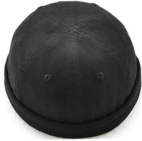 Docker-Hut Fisherman Beanie Brimlesse Cap-Arbeiter Sailor Cap Rolled Manschette Retro Mode Einstellbare Docker-mütze Für Männer Dame