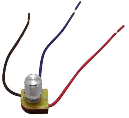 Interruptor giratorio W8KC de 2 circuitos y 3 vías, interruptor de luz de dosel de encendido/apagado, interruptor de Control de perilla de latón, Kit de reparación de repuesto
