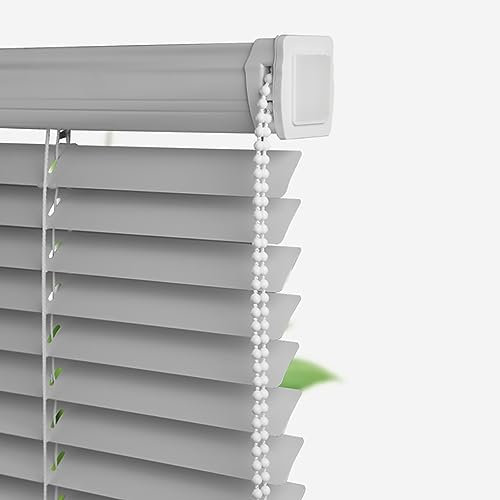 pingping1991 Persianas Venecianas de Metal de Aluminio Estores para Ventanas enrollables Cortinas Opacas Impermeables Cortina Plisada Enrollable,sin taladrar (140x200cm(WxH))
