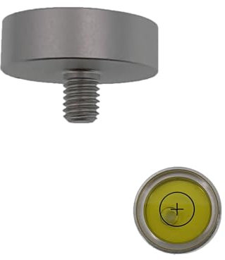 Umei Bolla orizzontale universale in metallo con asta a vite, livello circolare versatile, diverse specifiche di livello tra cui scegliere (22 mm)