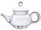 Mozacona Mini Tea Pot, Glass Teapot Small Tea Kettle for One person use,100ml