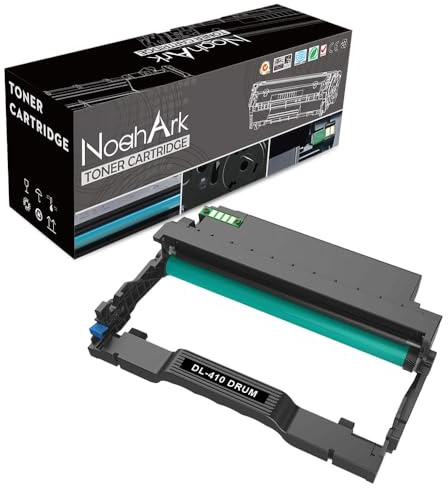 NoahArk Compatibile per DL-410 (DL410 DL 410) Unità Tamburo 12000 Pagine Utilizzo per P3018DW P3018DN P3308DW P3308DN M6708DW M6708DN M7108DW M7108DN M6808FDW M7208FDW M7308FDW (1 Confezioni)