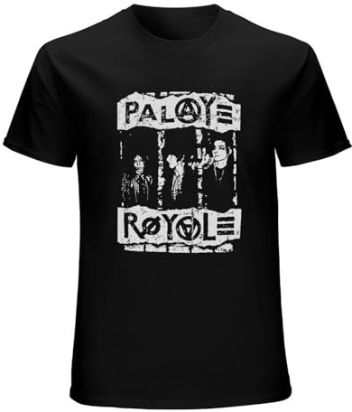 SHUI TI DU Palaye Royale 'Photocopy' - Camiseta XS, Negro, M