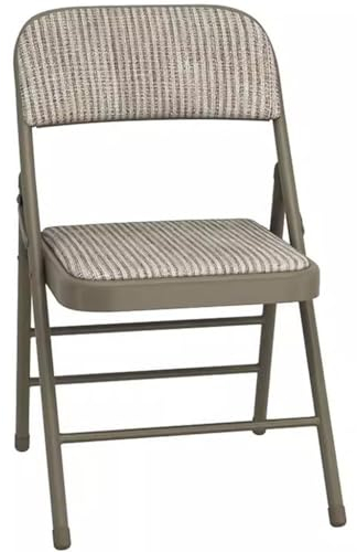 Klappbare Kommerzielle Konferenzstühle, Bequemer Bürostuhl Mit Schwammkissen, Praktischer Haushaltsklappstuhl Zur Aufbewahrung (Color : Stripe, S : 45 * 48 * 78 cm)